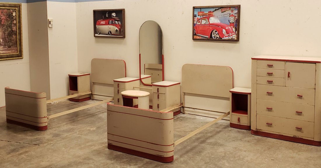 Norman Bel Geddes Bedroom Set by Simmons Furniture (1 of 2)