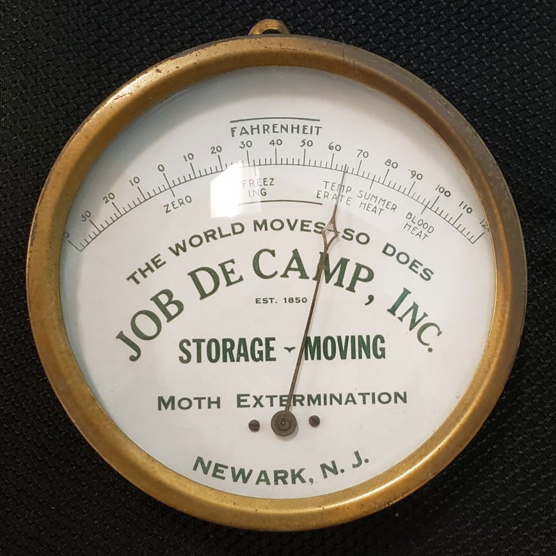 Job De Camp Inc. Storage - Moving Antique Thermometer (1 of 2)