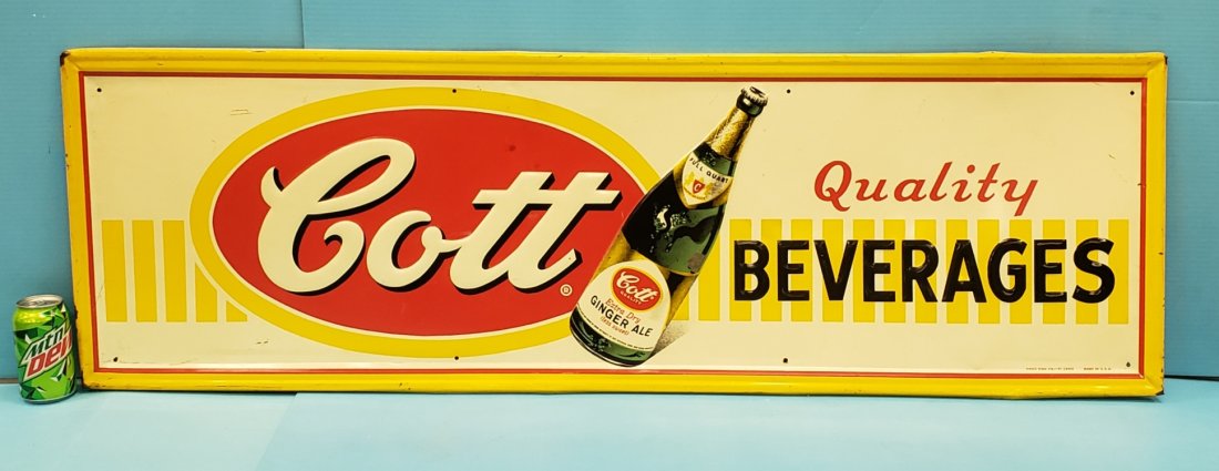 Cott Quality Beverages Tin Sign (1 of 4)