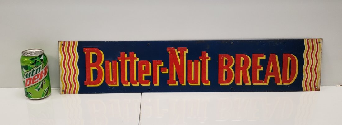 Butter Nut Bread Embossed Tin sign (1 of 3)