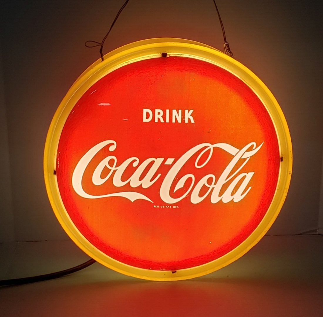 Drink Coca Cola Double Sided Hanging Halo Light (1 of 5)