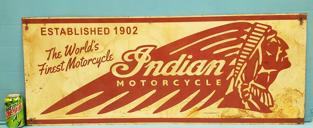 Indian Motorcycle Sign (1 of 2)