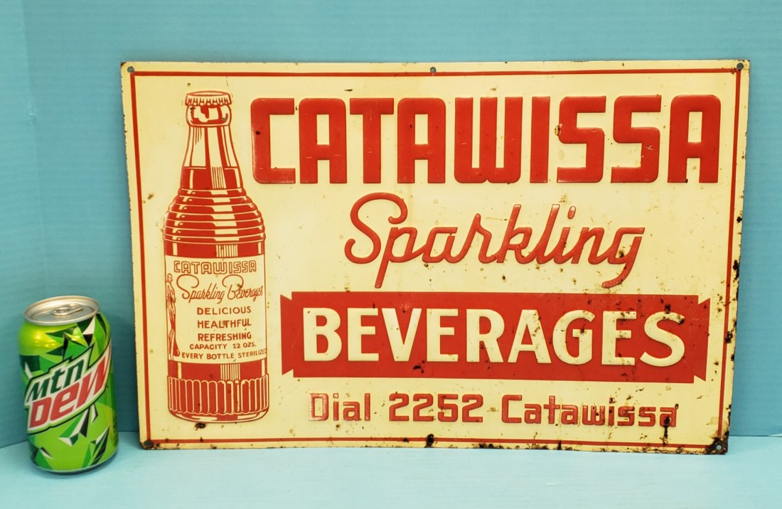 Catawissa Sparkling Beverages Tin Sign (1 of 3)