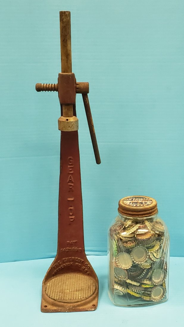 Gear Top Bottle Capper with Caps (1 of 8)