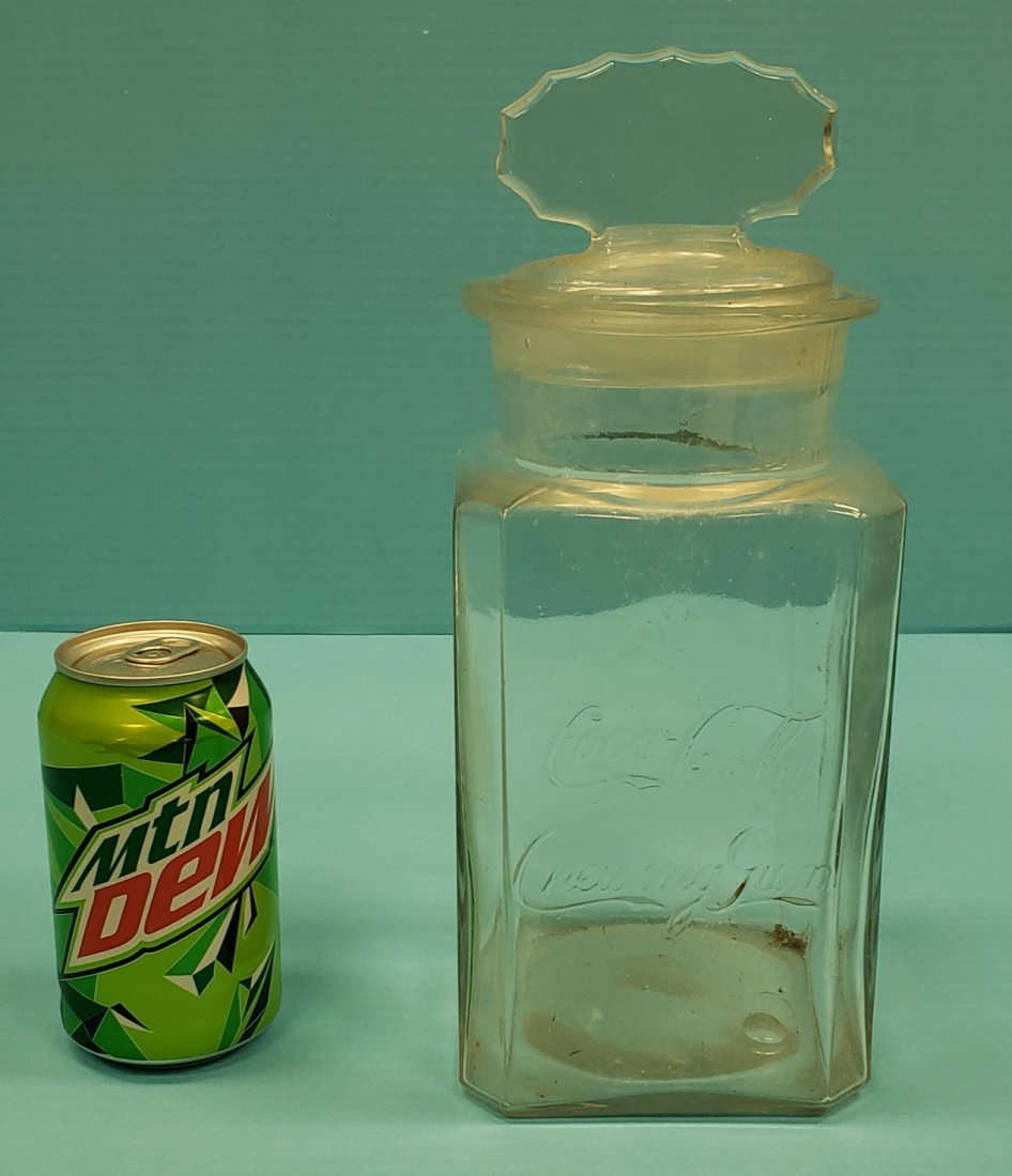 Early 1900's Coca Cola Chewing Gum Jar (1 of 5)