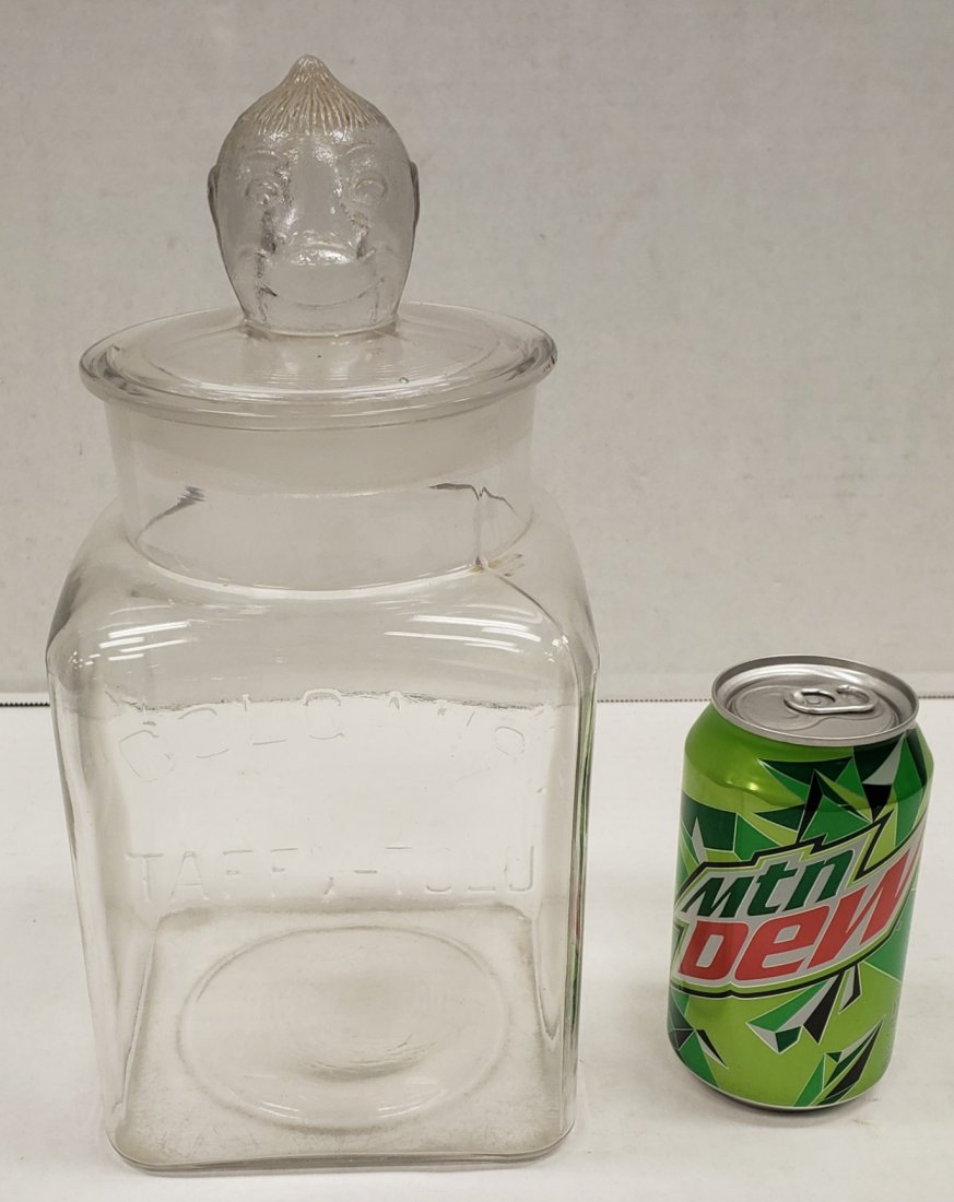 Colgans Taffy Tolu Candy Store Gum Jar (1 of 4)