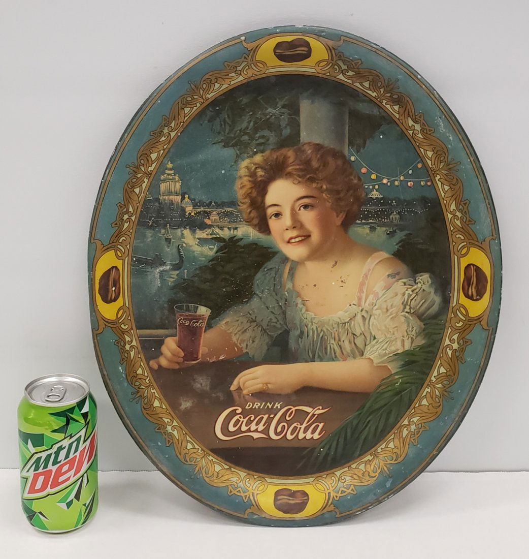 1909 Original Coca Cola Tray (1 of 6)