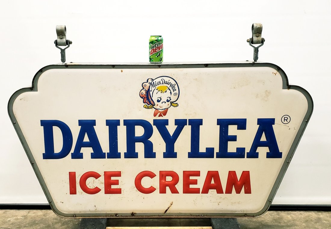 Dairylea Ice Cream Double Sided Hanging Sign (1 of 5)