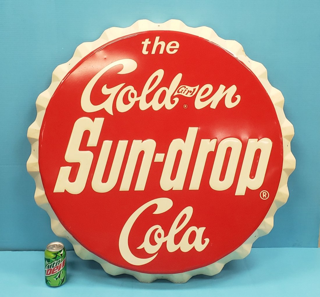The Golden Girl Sun Drop Cola Bottle Cap Sign (1 of 3)