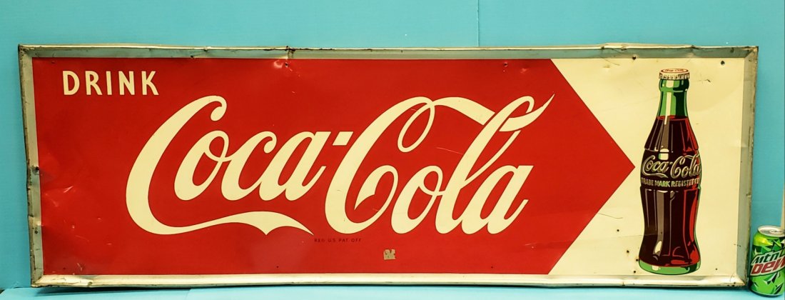 Drink Coca Cola Self Framed tin sign (1 of 6)