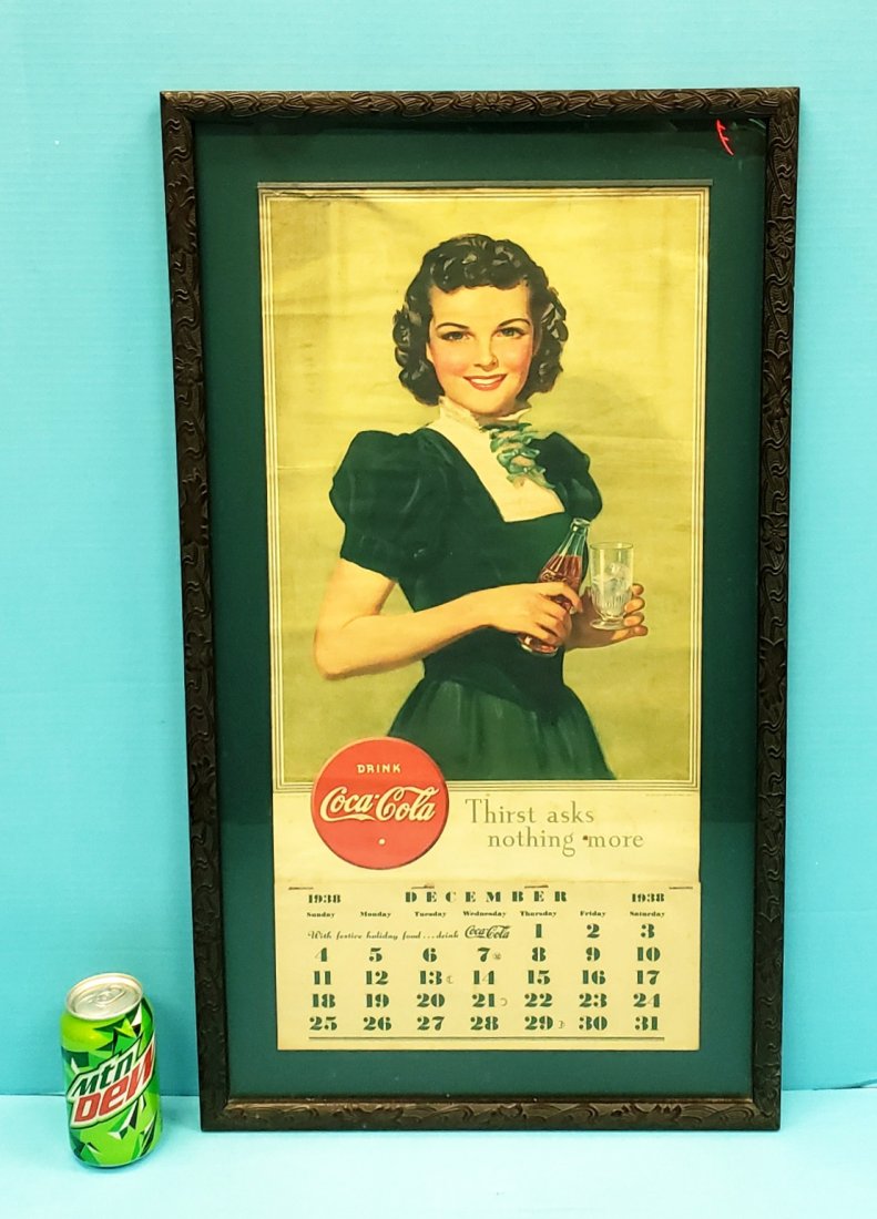 1939 Coca Cola Pin-up Girl Calendar (1 of 1)