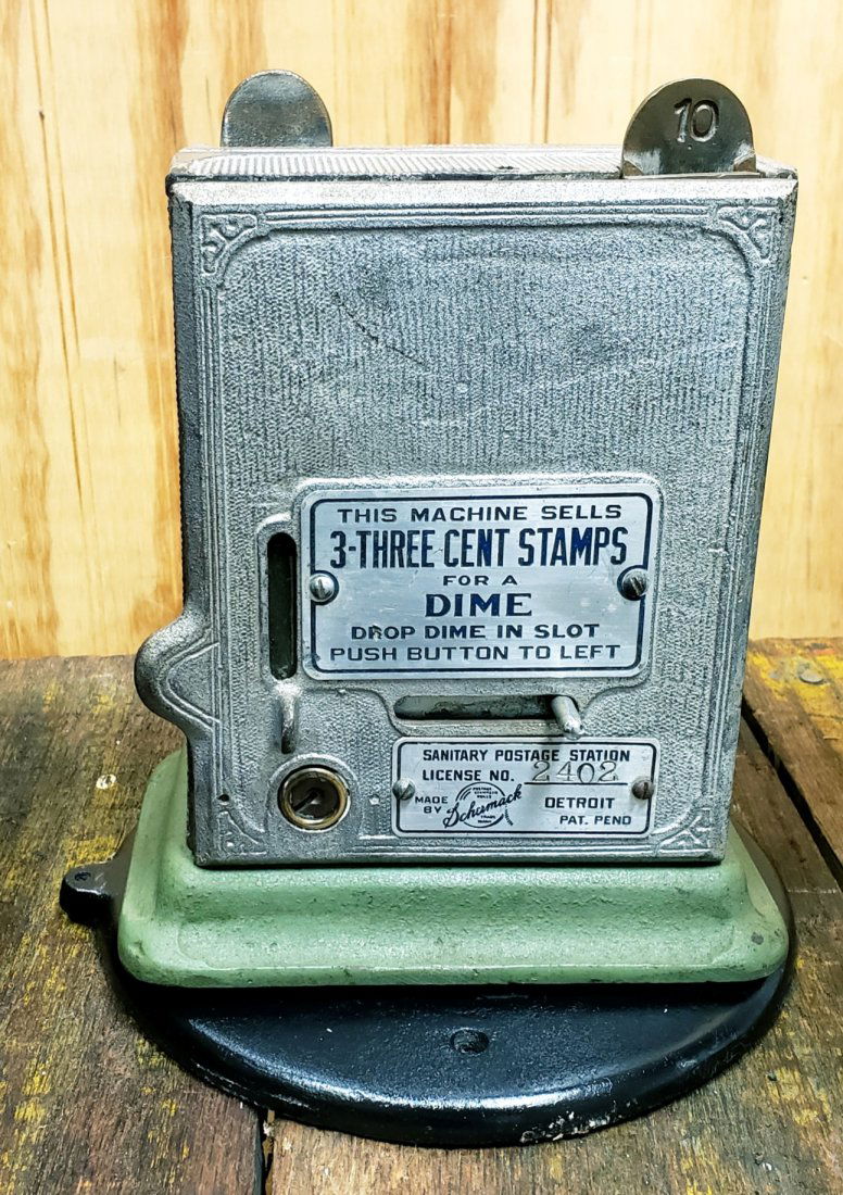 Double Sided Schermack Products Corp. Stamp Machine (1 of 2)