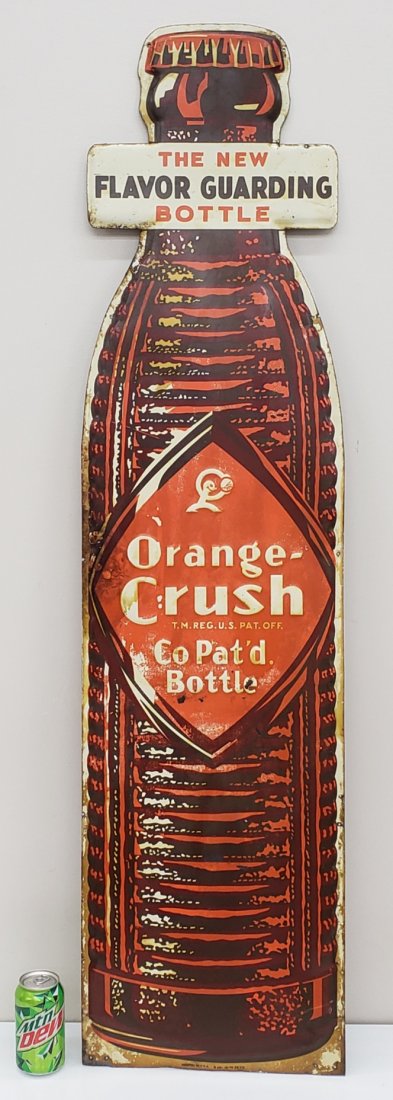 Orange Crush Die Cut Bottle Sign (1 of 5)
