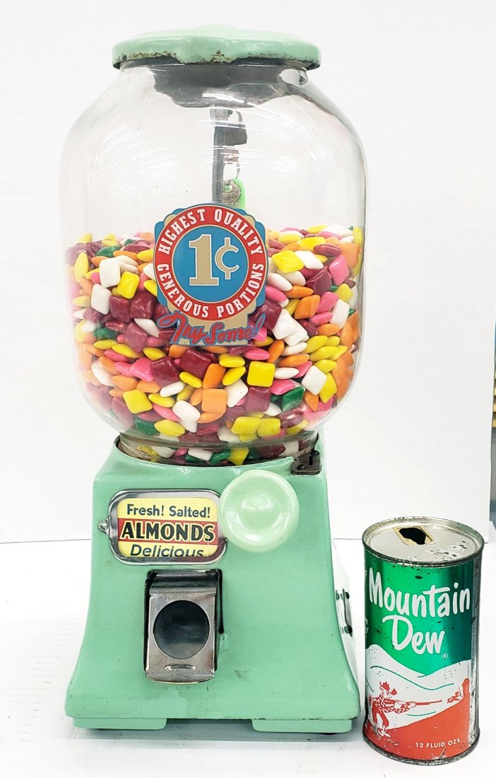 Northwestern 1 Cent Porcelain Peanut/Gumball Machine (1 of 5)