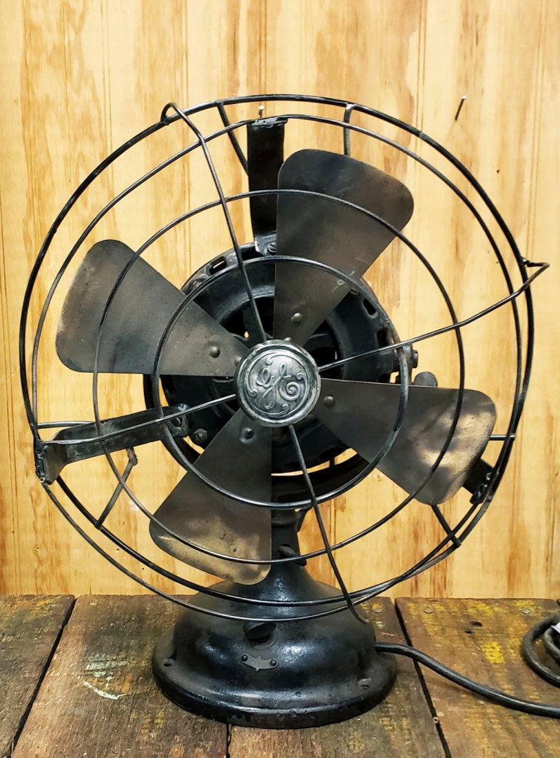 Early GE Pancake Motor Fan Brass Blades (1 of 5)