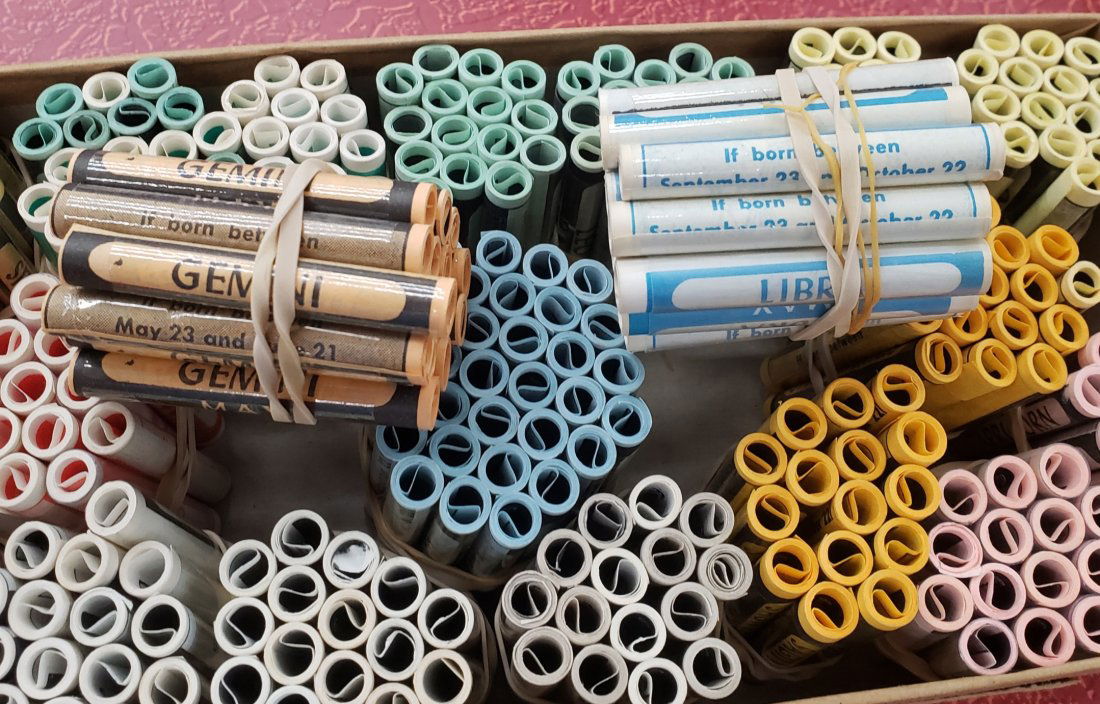 Horoscope Fortune Teller Scrolls for Watling Scale (1 of 2)