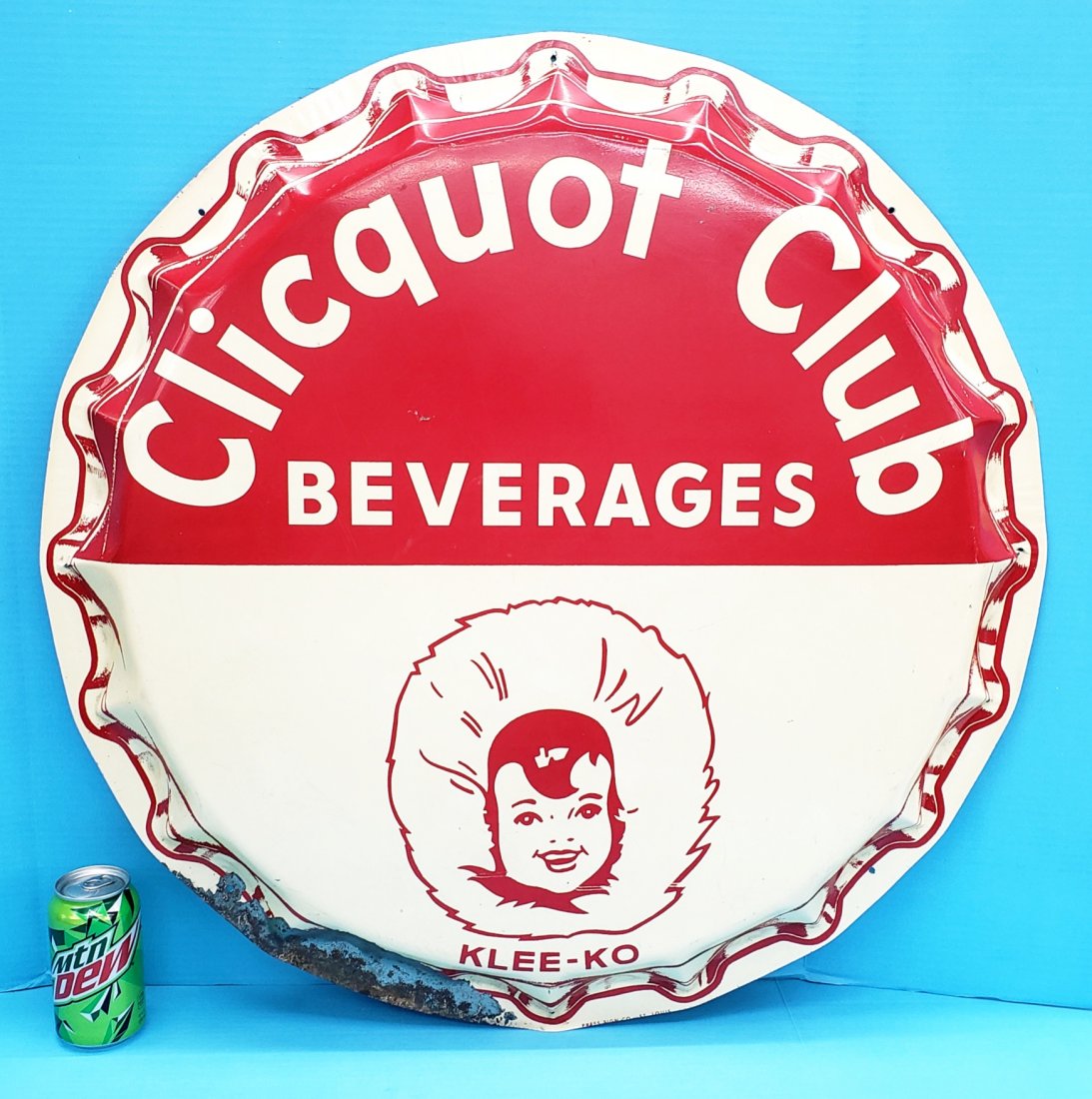 Clicquot Club Beverages Bottle Cap Sign (1 of 5)