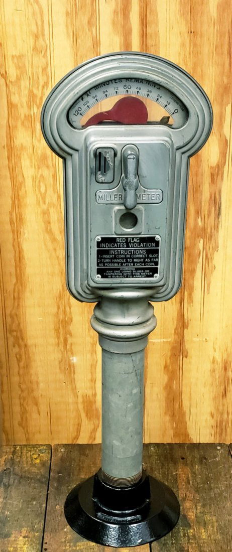 Parking meter on stand (1 of 2)