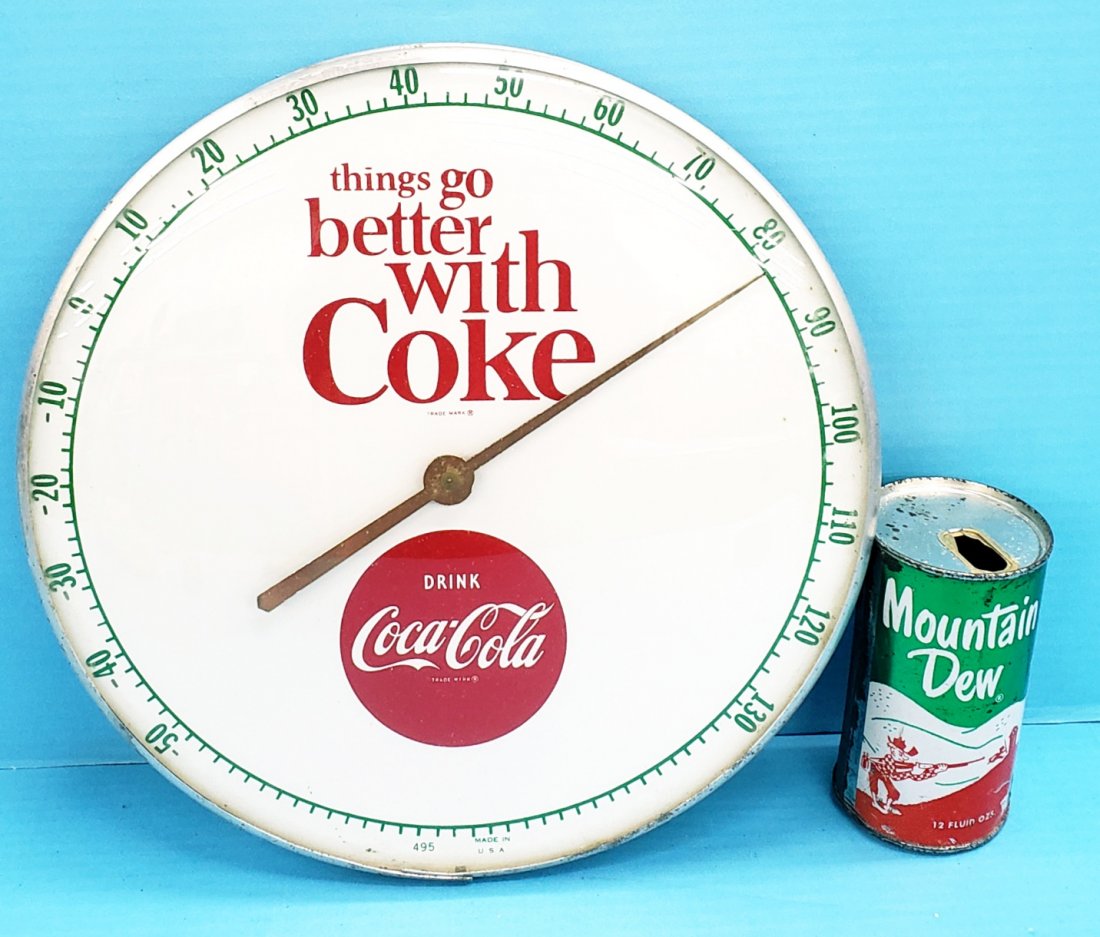 things go better with Coke  Round Thermometer (1 of 2)