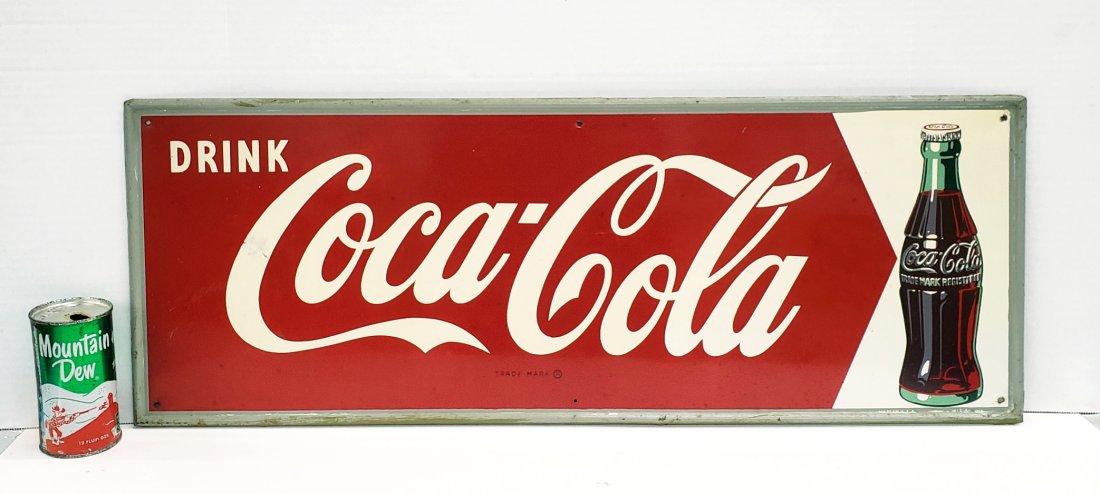 Drink Coca Cola  Arrow with Bottle Sign (1 of 5)