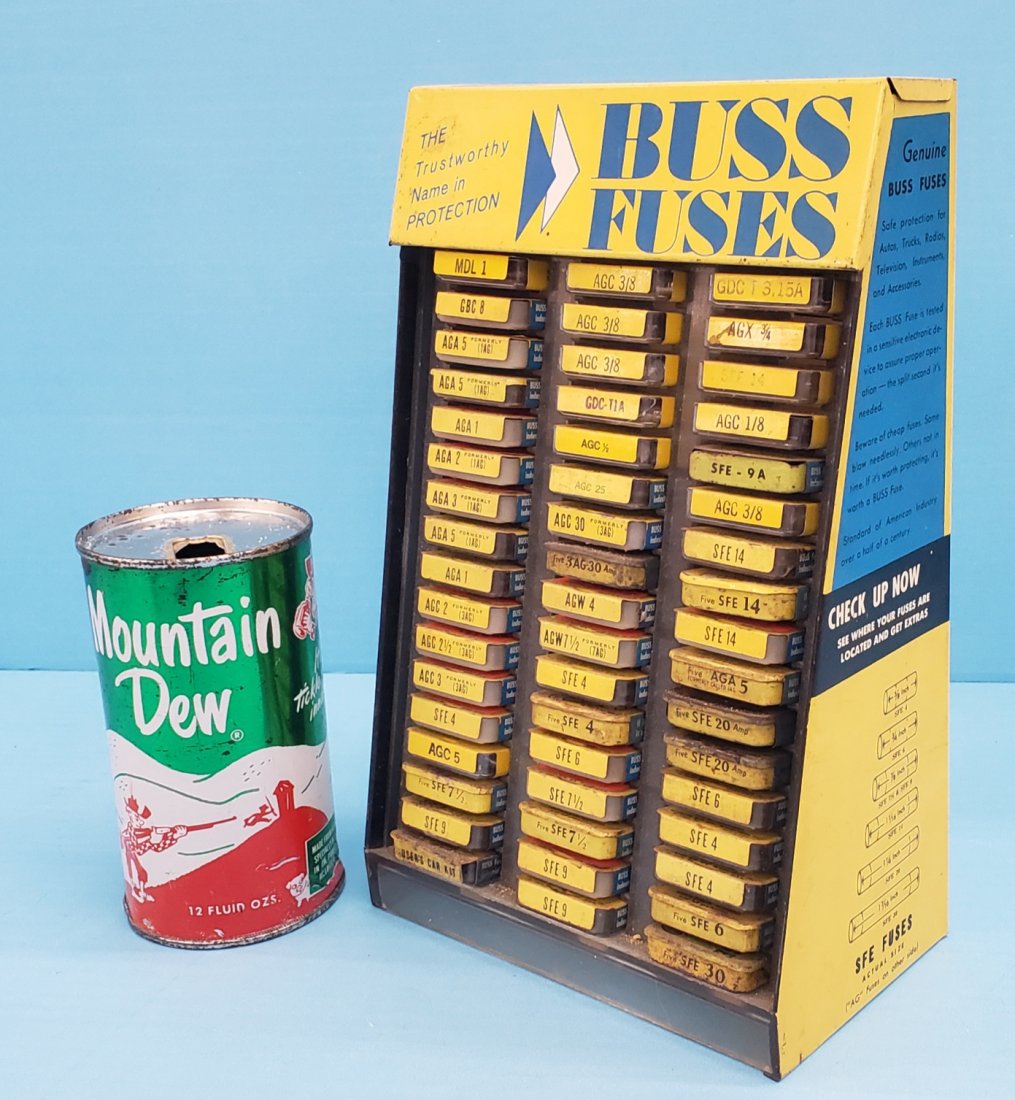 Buss Auto Fuses Tin Counter Display (1 of 5)