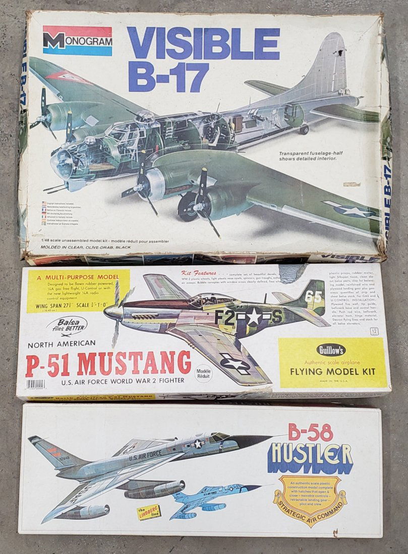 Lot of 3 Model kits (1 of 4)