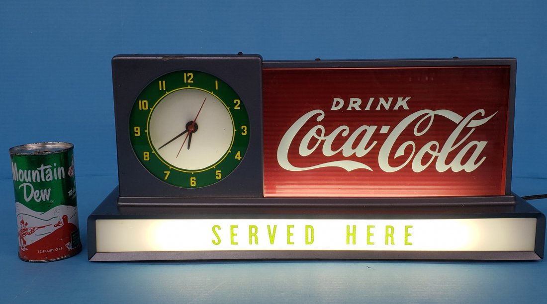 Coca Cola Light Up Counter Clock Restored (1 of 3)
