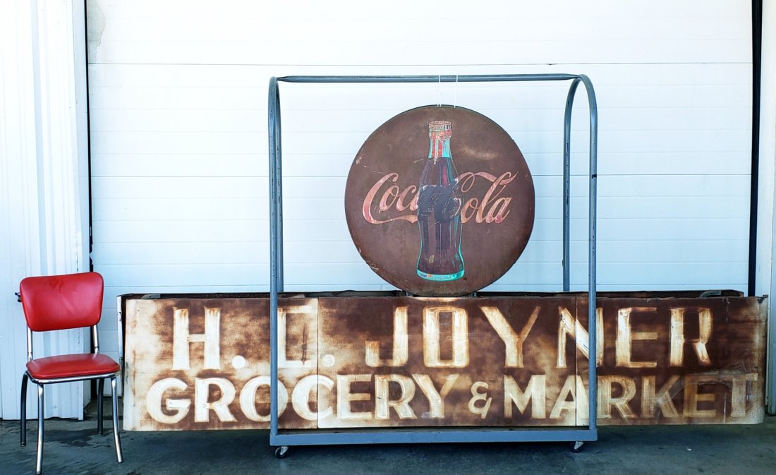 Coca Cola Grocery & Market Store Button Sign (1 of 2)