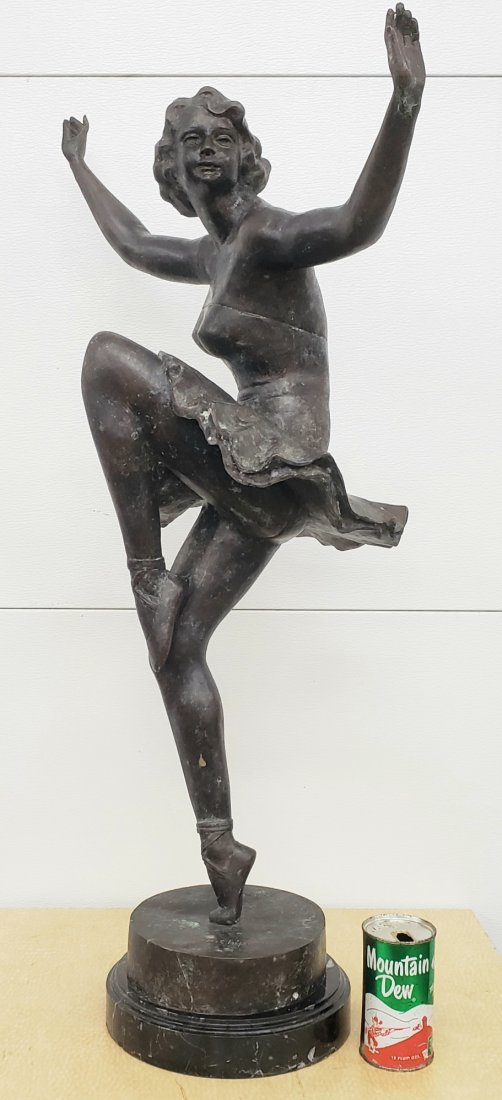Large Ballerina Bronze D. H. Chiparus (1 of 6)
