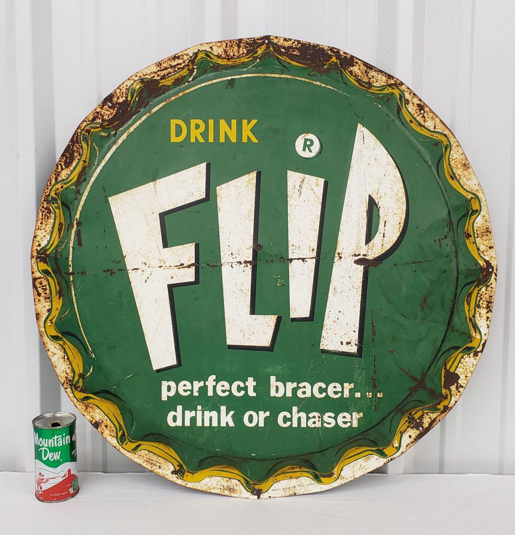 Drink Flip Bottle cap sign (1 of 3)