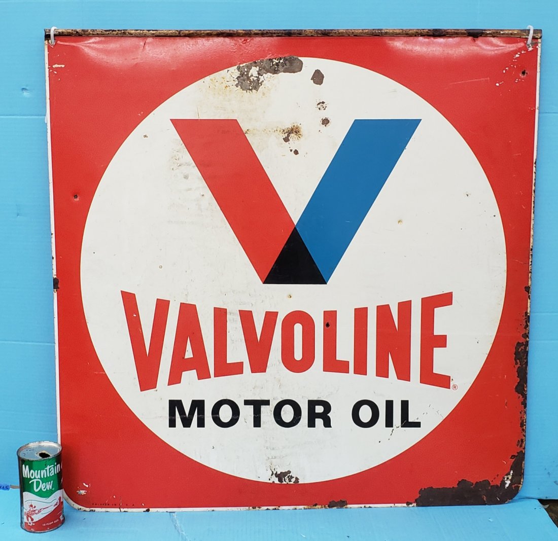Valvoline Motor Oil Double Sided Sign (1 of 5)