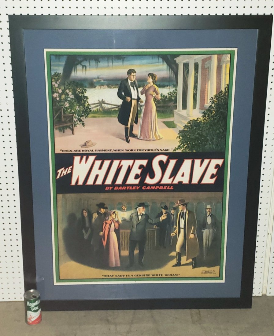 1911 The White Slave Theater Poster (1 of 3)