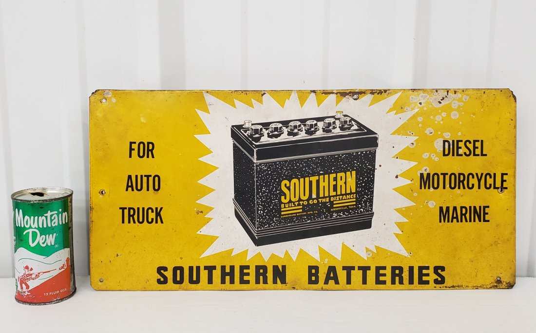Southern Batteries Tin Sign (1 of 3)