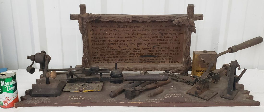 1884 Gunsmith Tools Display (1 of 5)