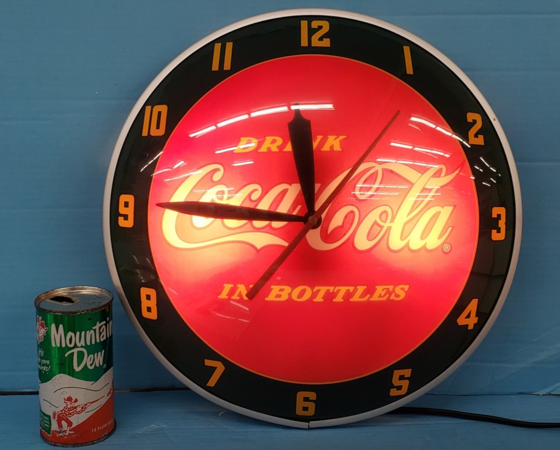 Drink Coca Cola Double Bubble Light Up Clock (1 of 3)