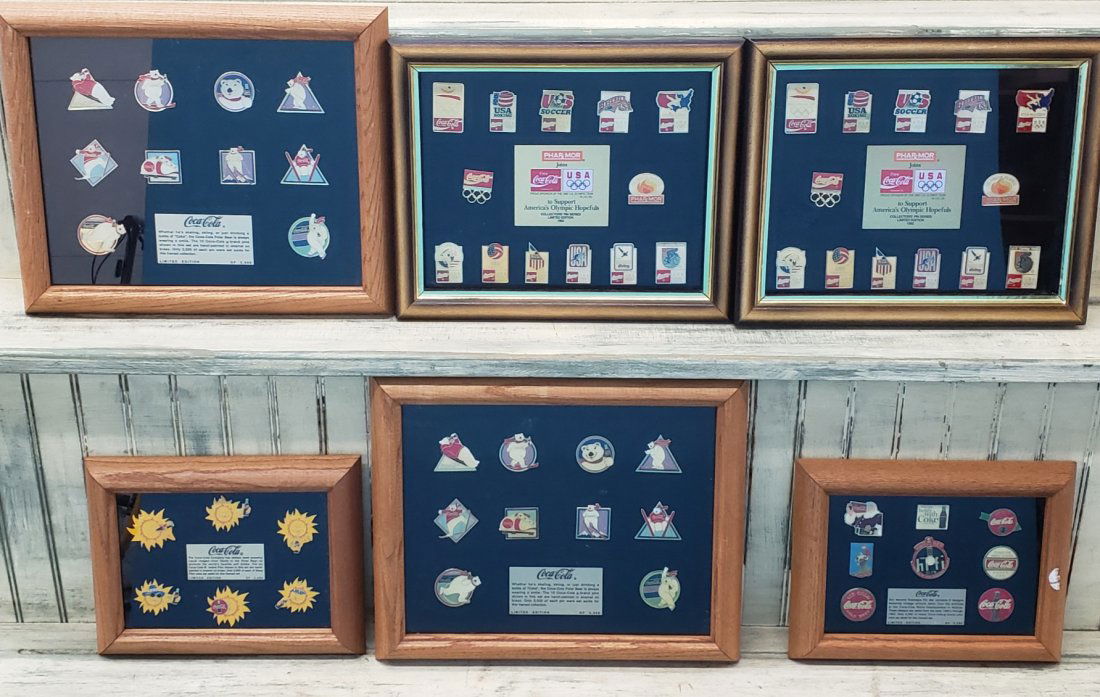 6 Coca Cola Pin Sets (1 of 7)