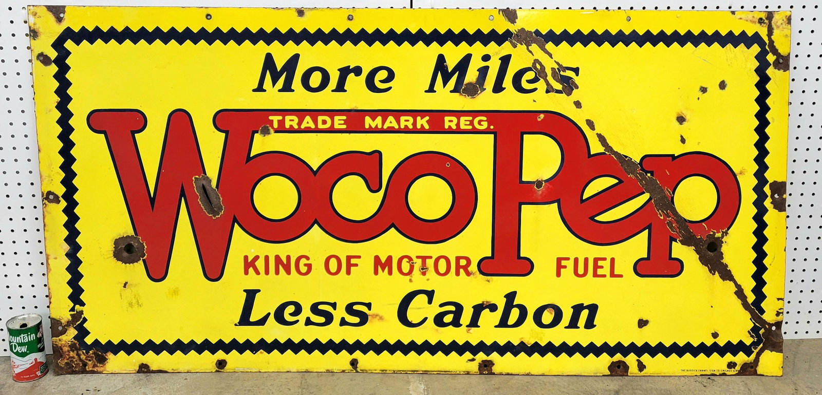 Woco Pep Porcelain sign (1 of 5)