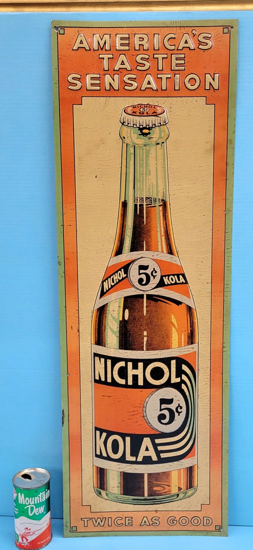 Nichol Kola Embossed Tin Sign (1 of 4)