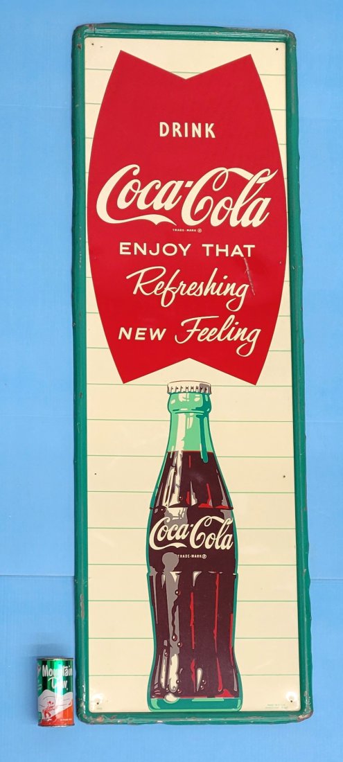 Drink Coca Cola Vertical Tin Sign (1 of 3)