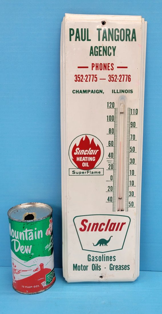 Sinclair Dino Heating Oil Super Flame Thermometer (1 of 3)