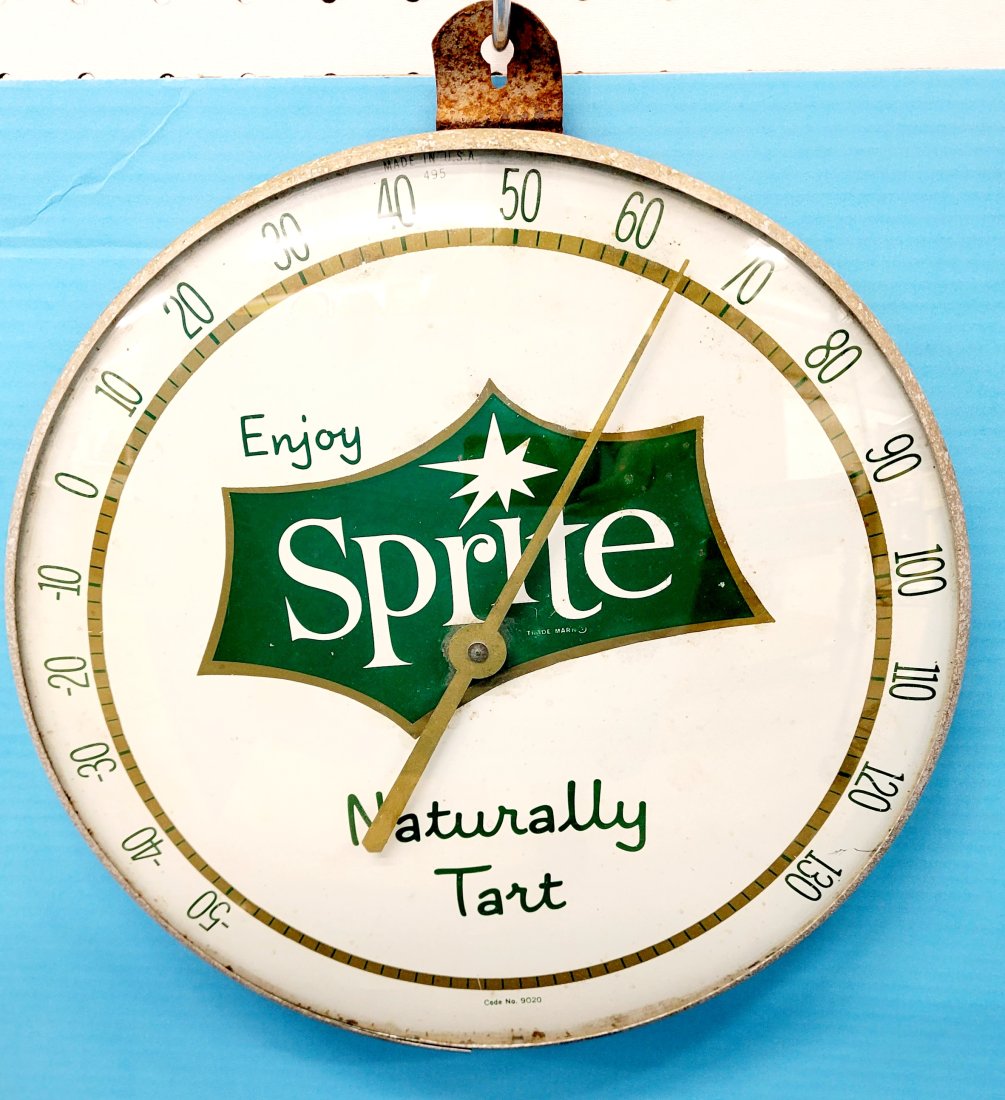 Enjoy Sprite Naturally Tart Round Thermometer (1 of 2)