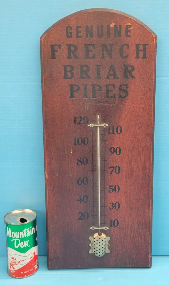 Genuine French Briar Pipes Thermometer (1 of 5)