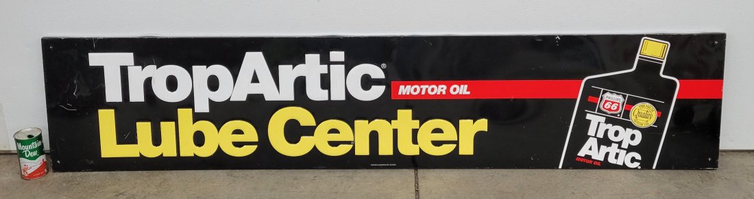 Phillips 66 Trop-Artic Embossed Tin Sign (1 of 3)