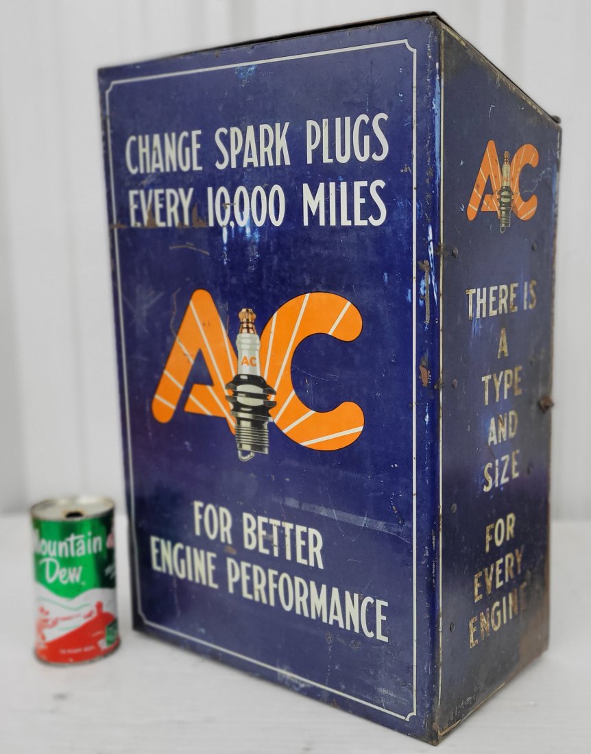 AC Delco Spark Plug Display Cabinet (1 of 5)