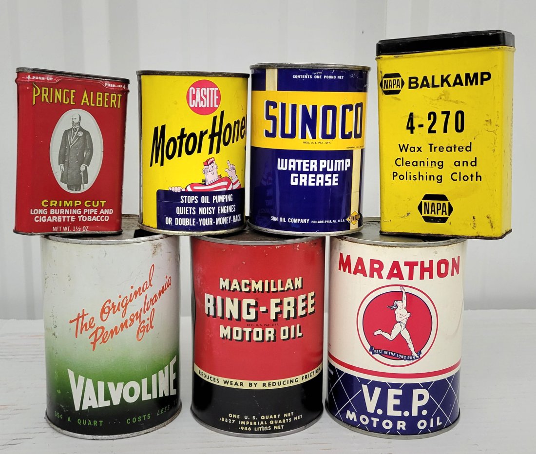 Oil & Misc Can Lot (1 of 2)