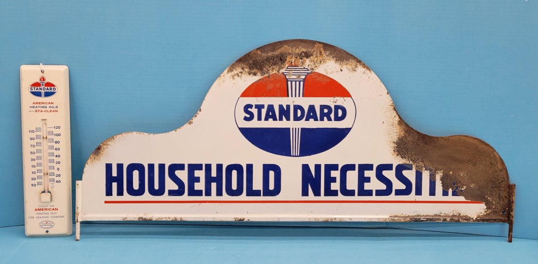 Standard Oil Thermometer and Rack Sign (1 of 3)