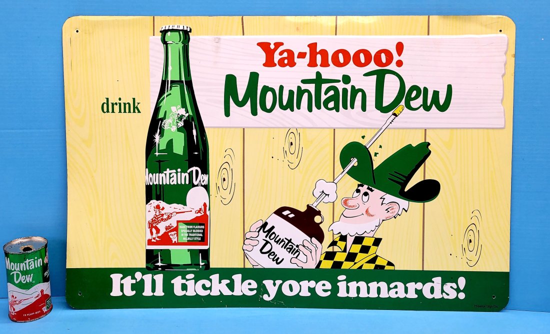 Mountain Dew embossed sign (Contemporary) (1 of 3)