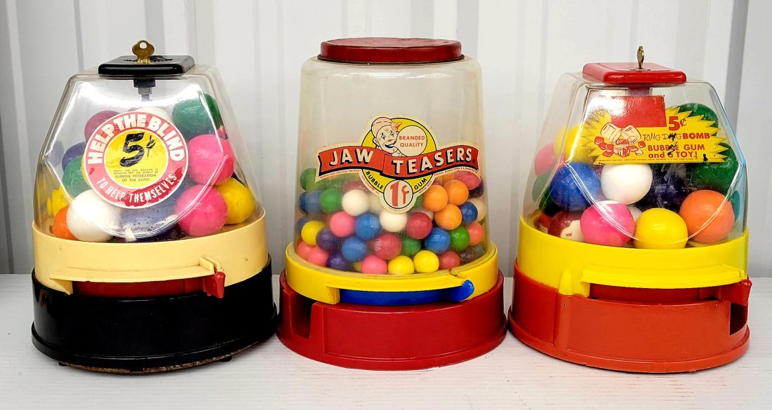 3 Gumball Vending Machines (1 of 2)