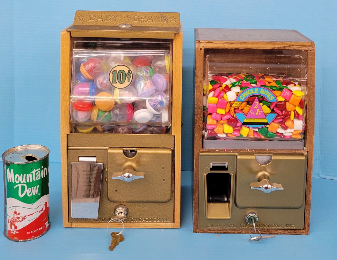 Two Gumball Vending Machines Baby Grand and Old Tyme Reproduction (1 of 3)