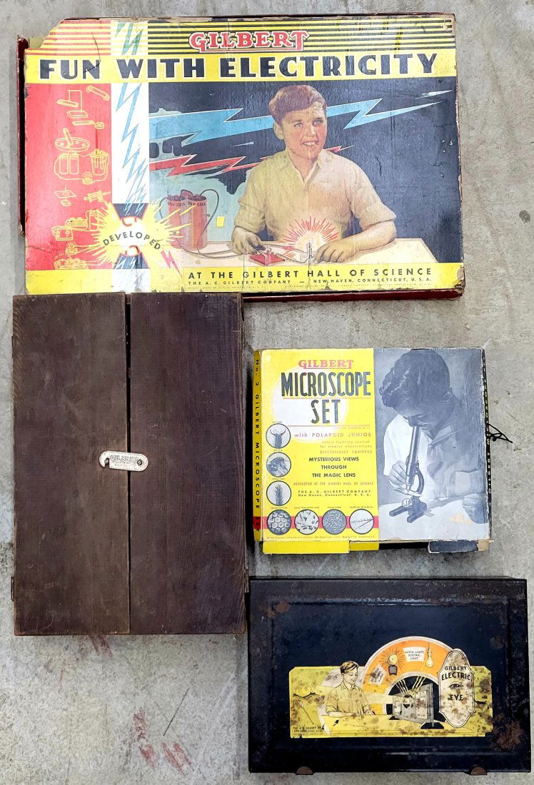 Gilbert Opto Kit,  Microscope & Electric Eye Set, Fun w/ Electricity (1 of 6)